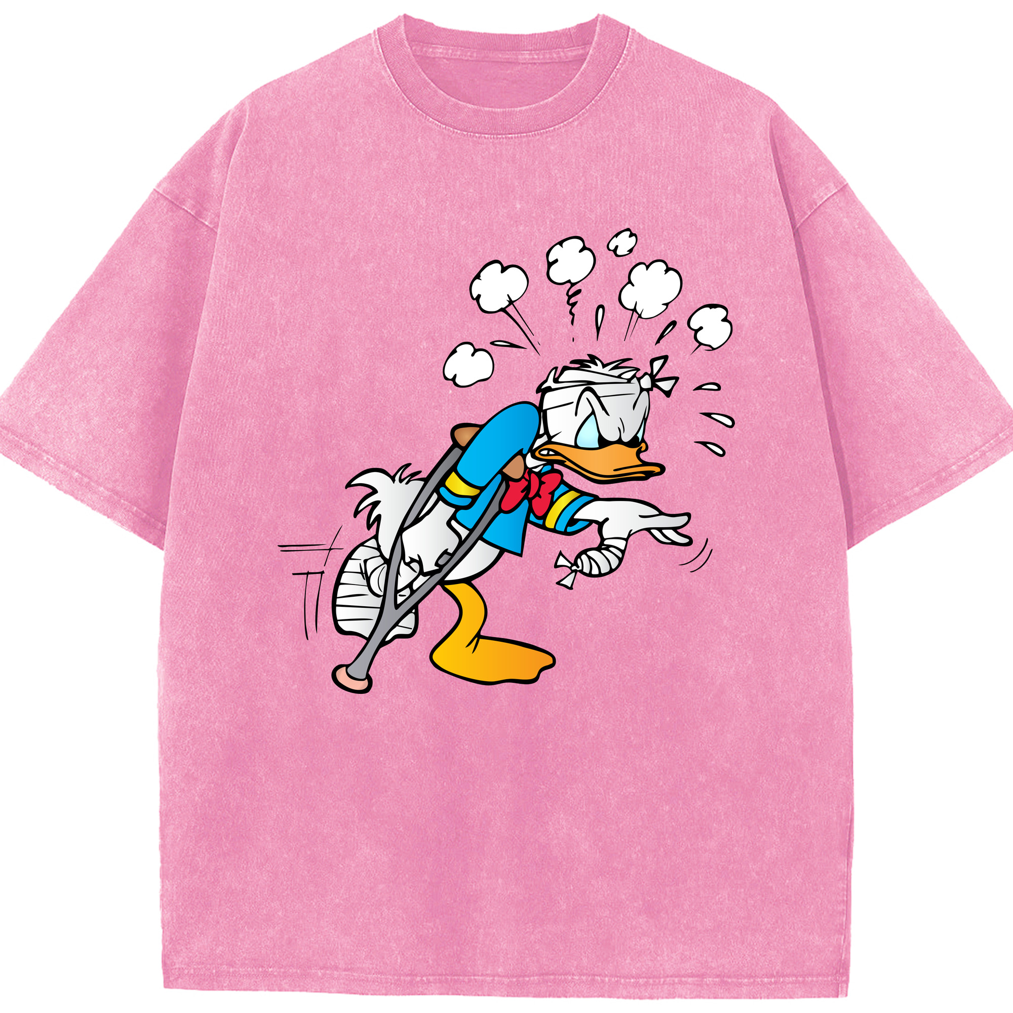 （画像用） ミッキーマウス Mickey Mouse 綿100% ヴィンテージ風 半袖Tシャツ（フロントプリント）
